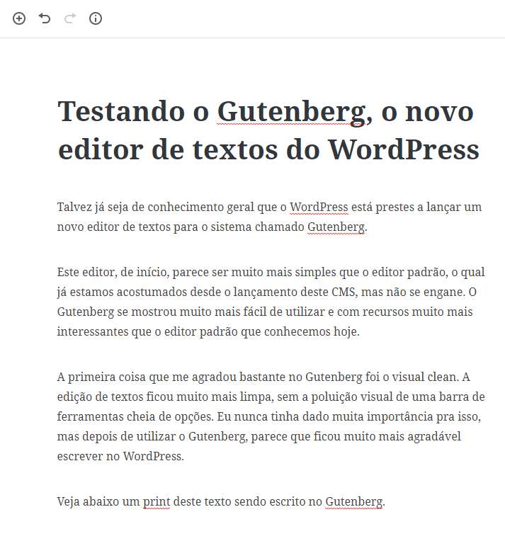 conheça o Gutenberg, o novo editor de textos do WordPress